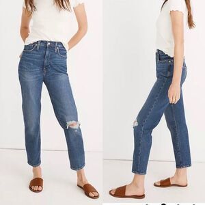 Madewell Plus Size The Momjean 37 Waist Mom Jeans High Waisted K9929